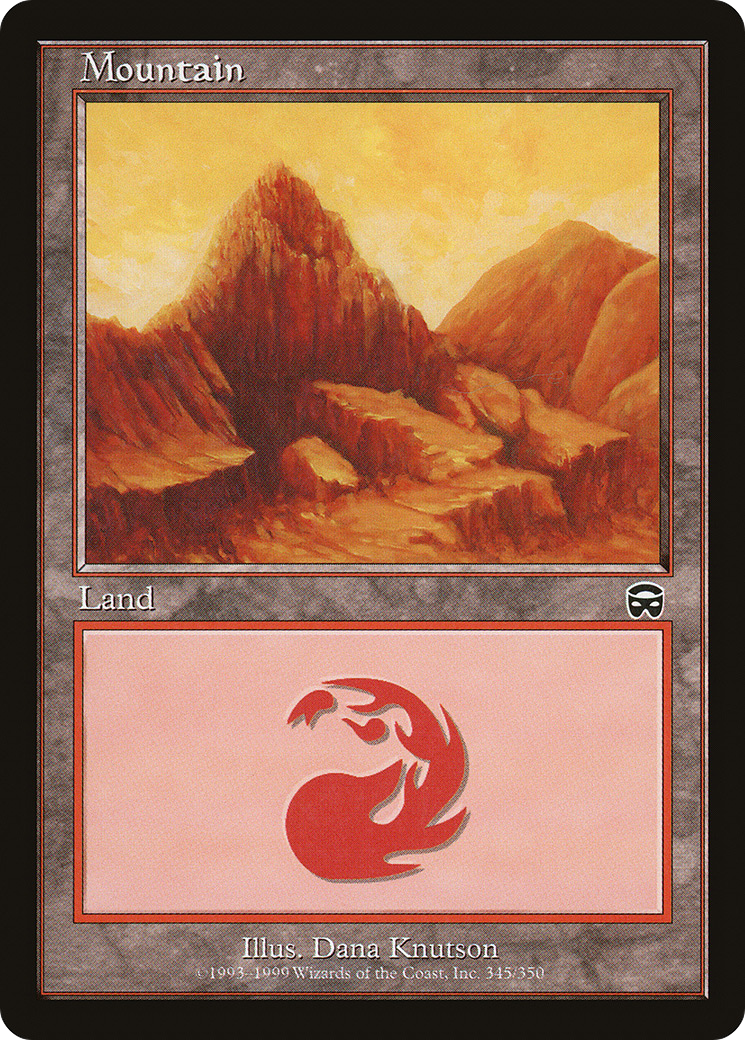 Mountain (345) Foil - Mercadian Masques