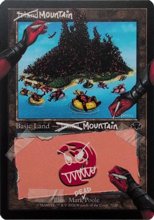 Mountain (7126) Foil - Secret Lair Drop Series
