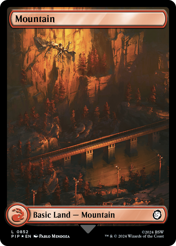 Mountain (852) Surge Foil - Fallout