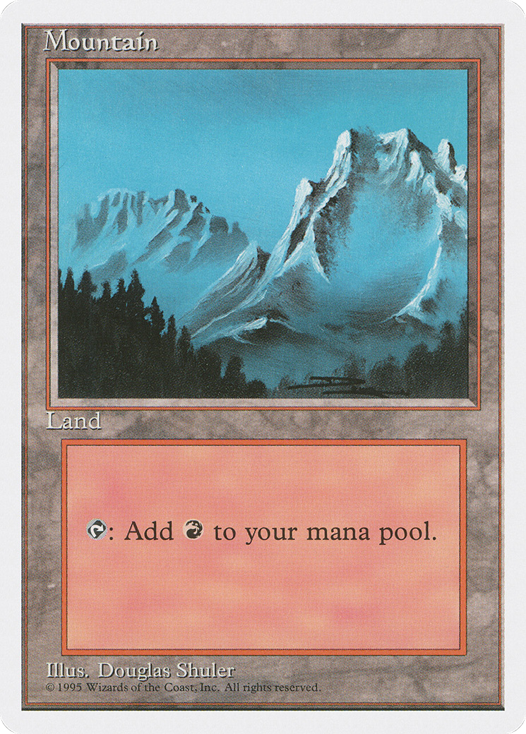 Mountain (b) - Fourth Edition