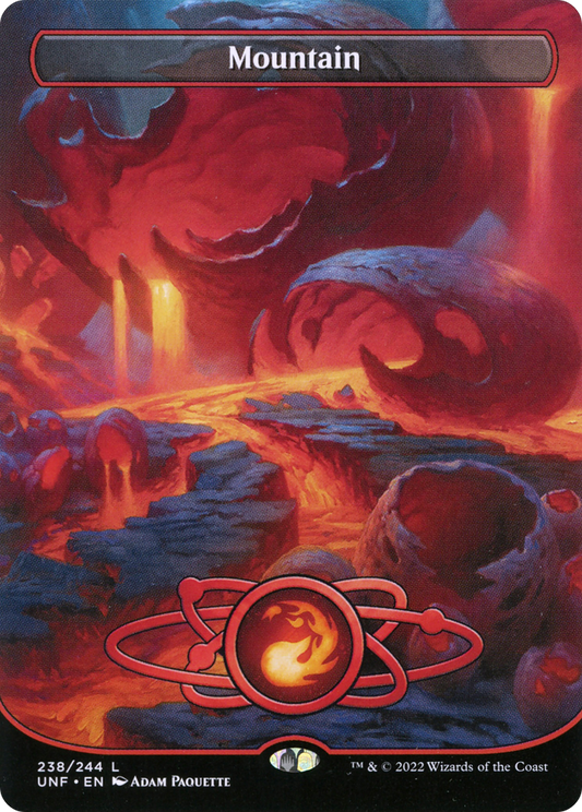 Mountain (Borderless) (238) - Unfinity Foil