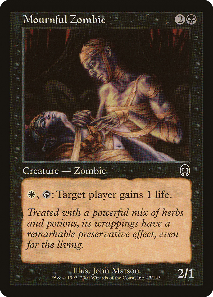 Mournful Zombie (043) Foil - Apocalypse