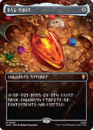 Mox Amber (Borderless) (Dwarvish) (096) - The Hobbit: Eternal-Legal