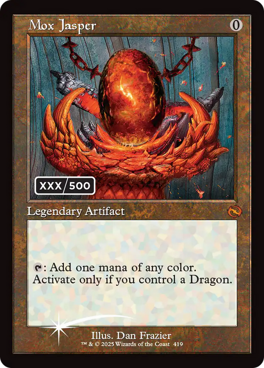 Mox Jasper (Serial Numbered) (419) Foil - Tarkir: Dragonstorm
