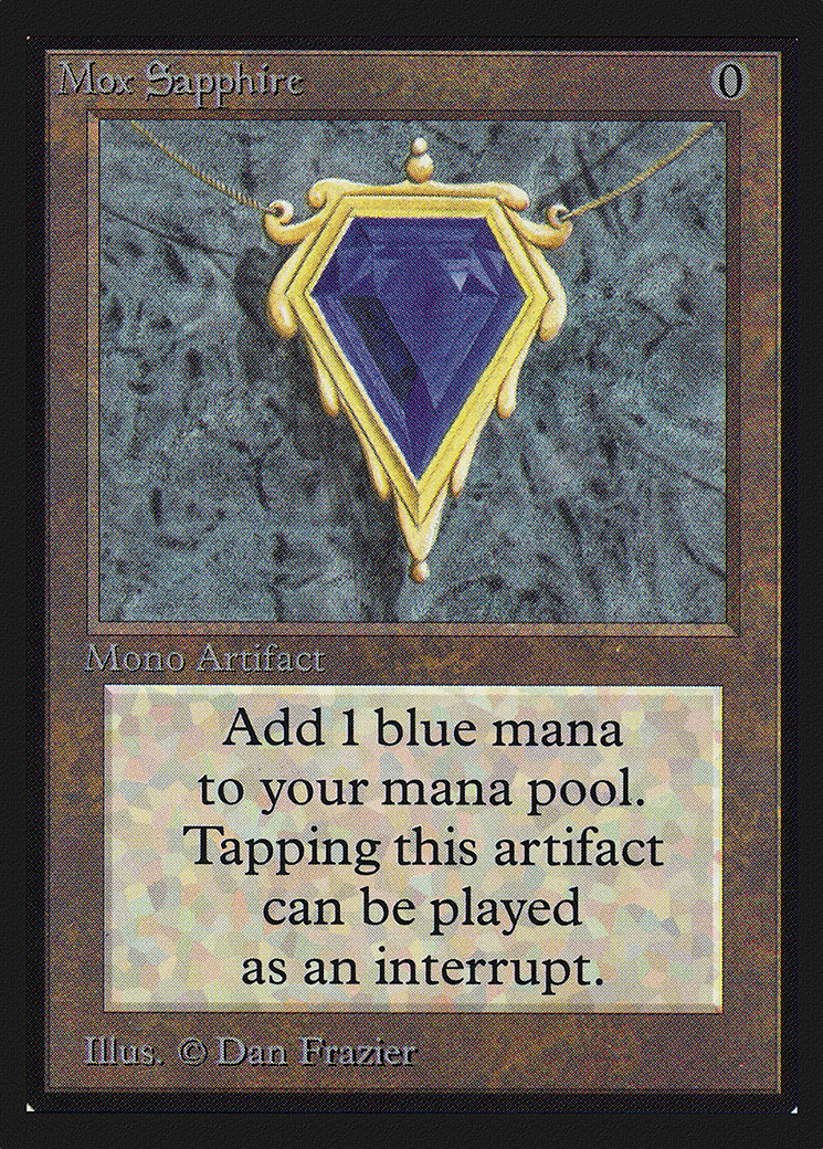 Mox Sapphire - Collectors' Edition