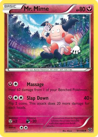 Mr. Mime (91) - XY Base Set