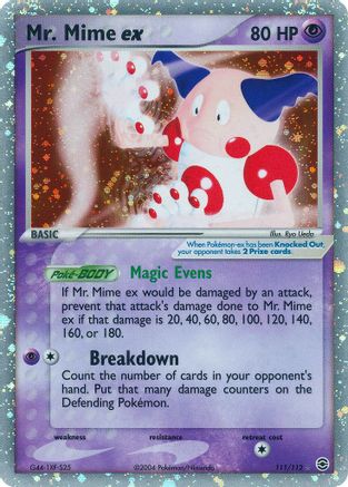 Mr. Mime ex (111) Holofoil - FireRed & LeafGreen
