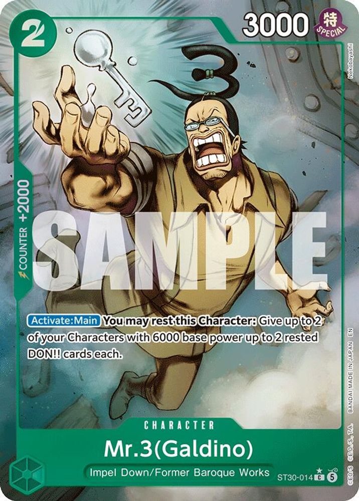 Mr.3(Galdino) (Full Art) (ST30-014) Foil
