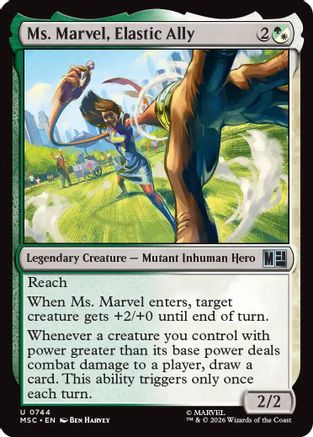 Ms. Marvel, Elastic Ally (744) Foil - Marvel Super Heroes