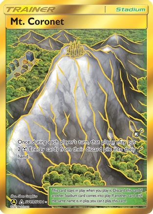 Mt. Coronet (Gold) (SV89) Holofoil - Hidden Fates