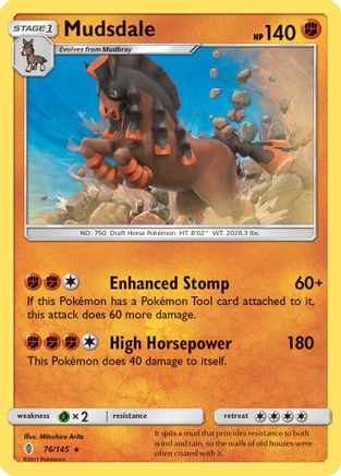 Mudsdale (76) Reverse Holofoil - Guardians Rising