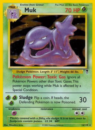Muk (16) Holofoil - Legendary Collection
