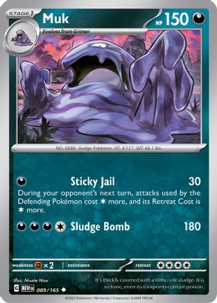 Muk (89) Reverse Holofoil - 151
