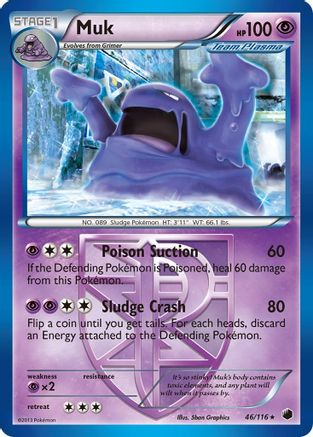 Muk (Team Plasma) (46) - Plasma Freeze