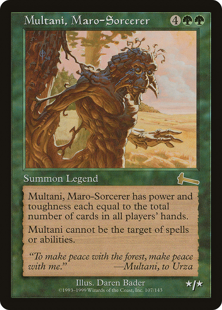 Multani, Maro-Sorcerer (107) - Urza's Legacy