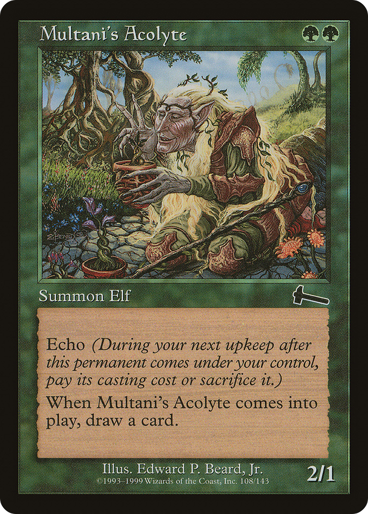 Multani's Acolyte (108) Foil - Urza's Legacy
