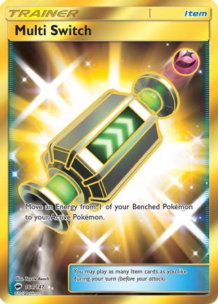 Multi Switch (Gold) (164) Holofoil - Burning Shadows