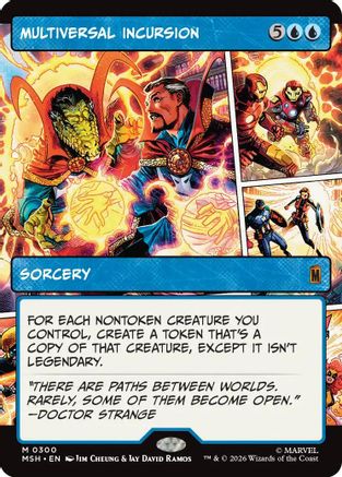 Multiversal Incursion (Showcase) (300) Foil - Marvel Super Heroes