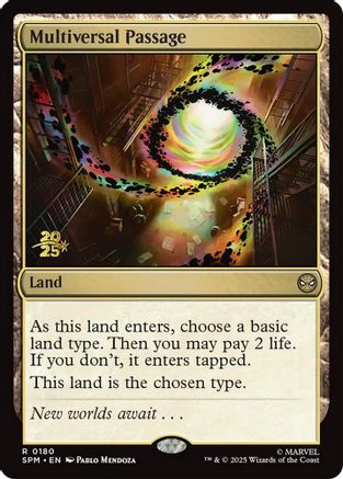 Multiversal Passage (Prerelease) (180) Foil - Marvel's Spider-Man