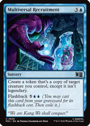 Multiversal Recruitment (629) Foil - Commander: Marvel Super Heroes