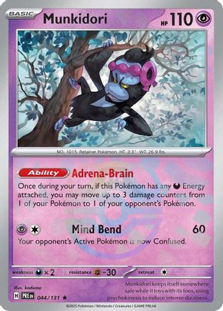Munkidori (Master Ball Pattern) (44) Reverse Holofoil - Prismatic Evolutions