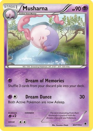 Musharna (40) Reverse Holofoil - Phantom Forces
