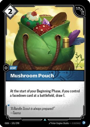 Mushroom Pouch (101) Foil - Origins