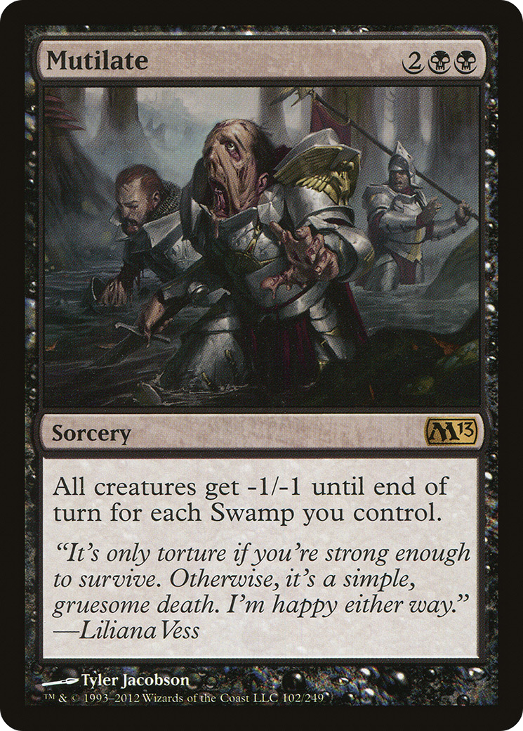 Mutilate (102) Foil - Magic 2013