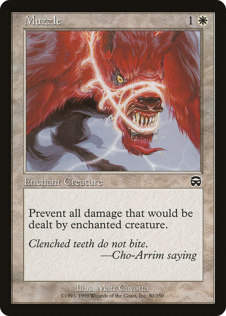 Muzzle (030) Foil - Mercadian Masques