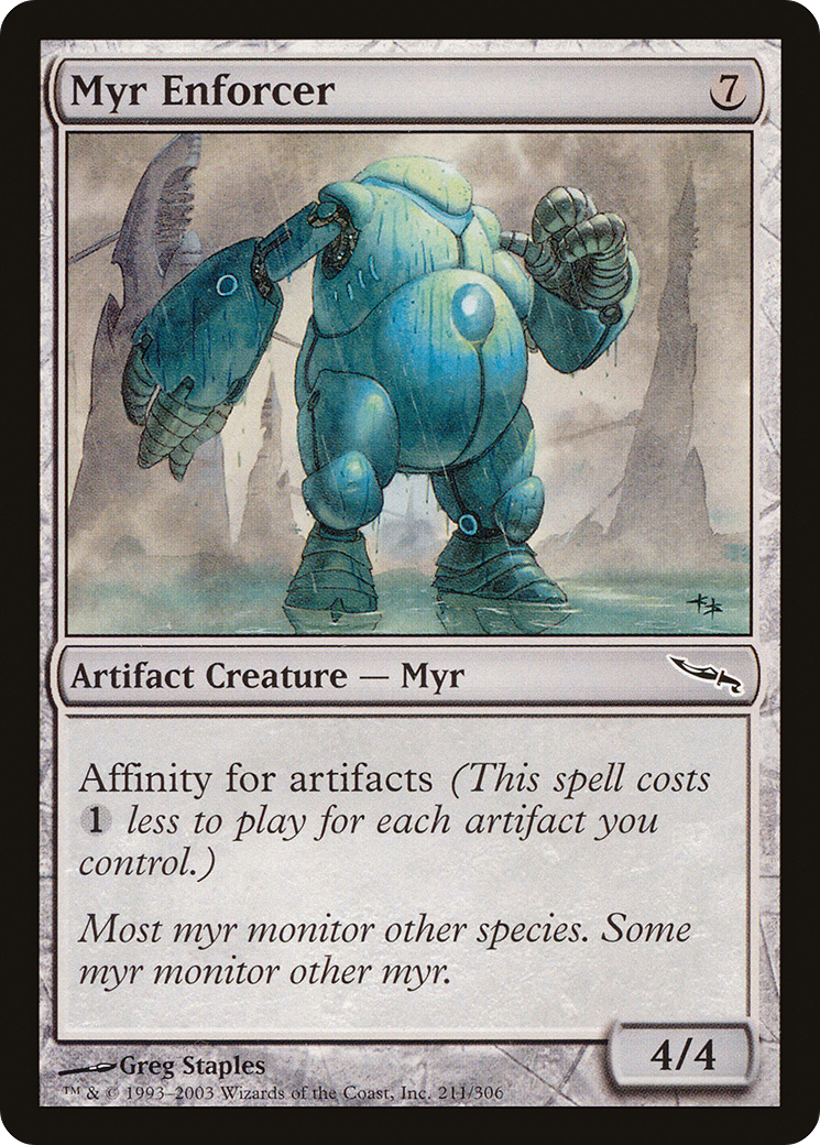 Myr Enforcer (211) Foil - Mirrodin
