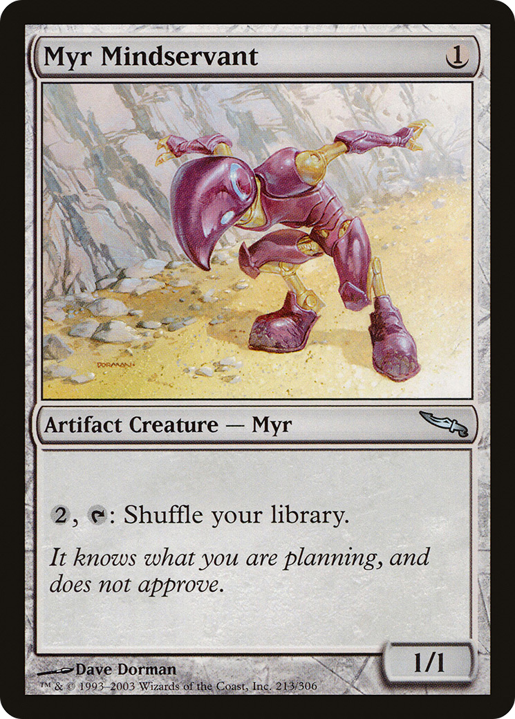 Myr Mindservant (213) Foil - Mirrodin