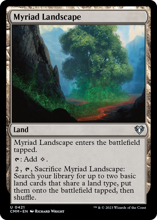 Myriad Landscape (421) - Commander Masters