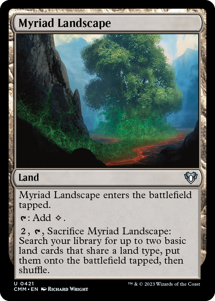 Myriad Landscape (421) Foil - Commander Masters
