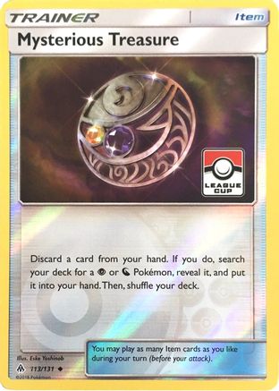 Mysterious Treasure (League Cup) (113) Reverse Holofoil - League & Championship Cards