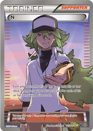 N (Full Art) (105a) Holofoil - Fates Collide