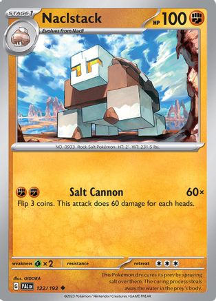Naclstack (122) Reverse Holofoil - Paldea Evolved
