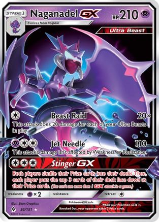 Naganadel GX (56) Holofoil - Forbidden Light