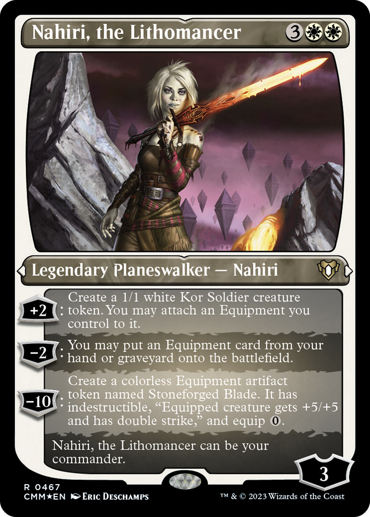 Nahiri, the Lithomancer (467) Etched Foil - Commander Masters