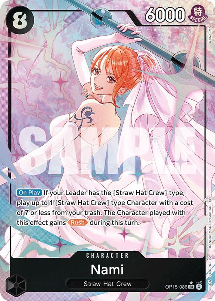 Nami (Alternate Art) (OP15-086) Foil