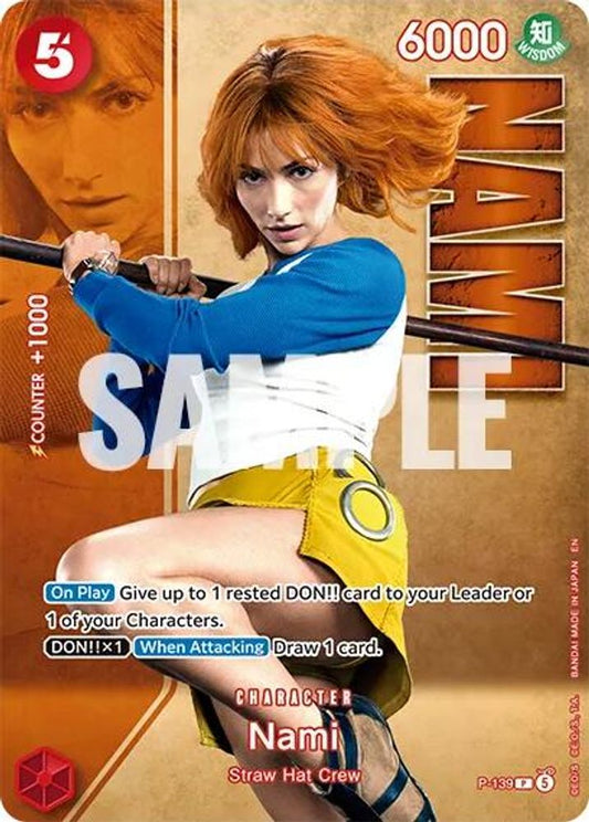 Nami (Premium Card Collection -Live Action Edition Vol.2 Straw Hat Crew-) (P-139) Foil
