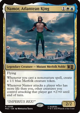 Namor, Atlantean King (088) Surge Foil - Commander: Marvel Super Heroes