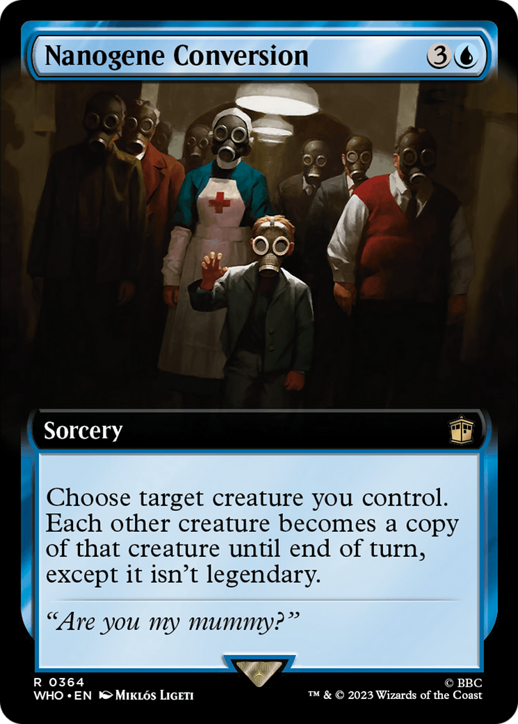 Nanogene Conversion (Extended Art) (364) Foil - Doctor Who