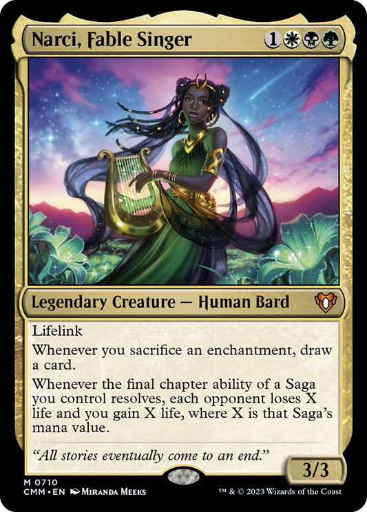 Narci, Fable Singer (710) Foil - Commander Masters