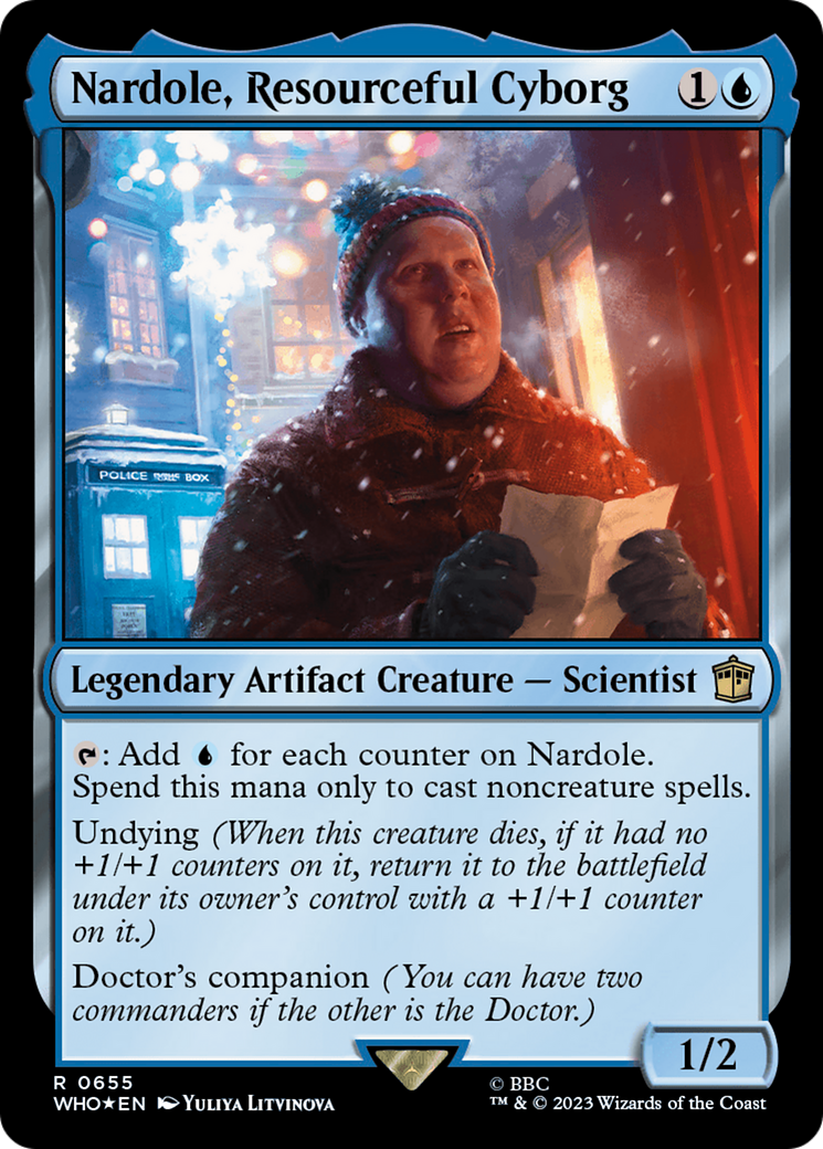 Nardole, Resourceful Cyborg (655) Surge Foil - Doctor Who