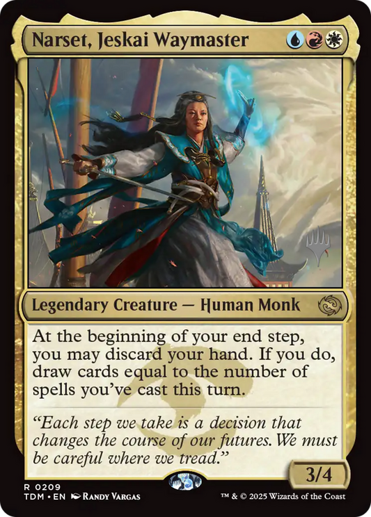 Narset, Jeskai Waymaster (Promo Pack) (209) Foil - Tarkir: Dragonstorm