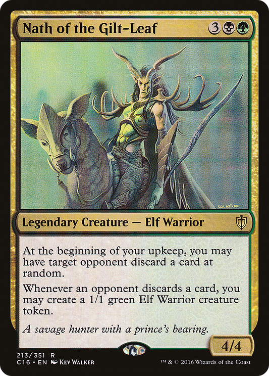 Nath of the Gilt-Leaf (213) - Commander 2016