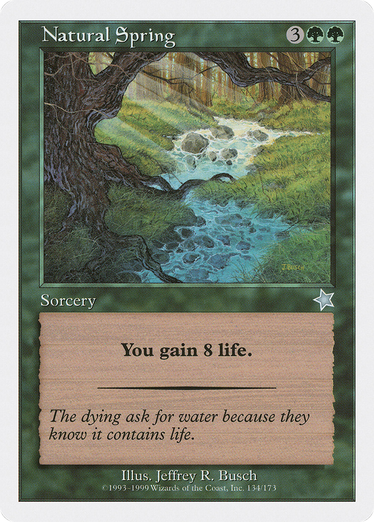 Natural Spring (134) - Starter 1999