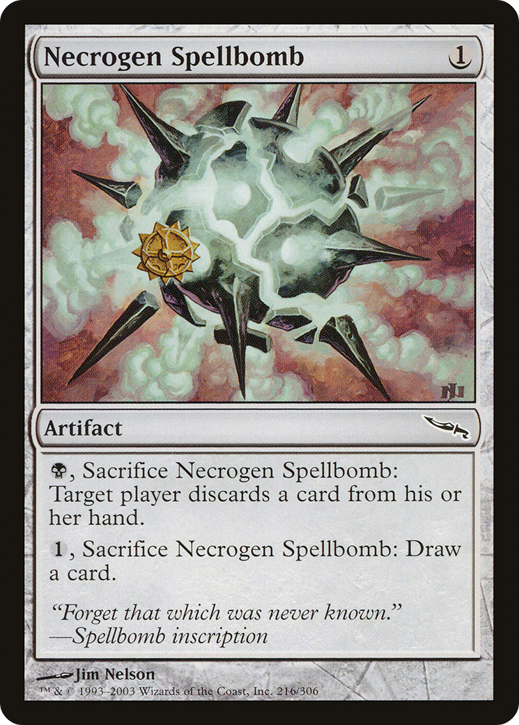 Necrogen Spellbomb (216) Foil - Mirrodin