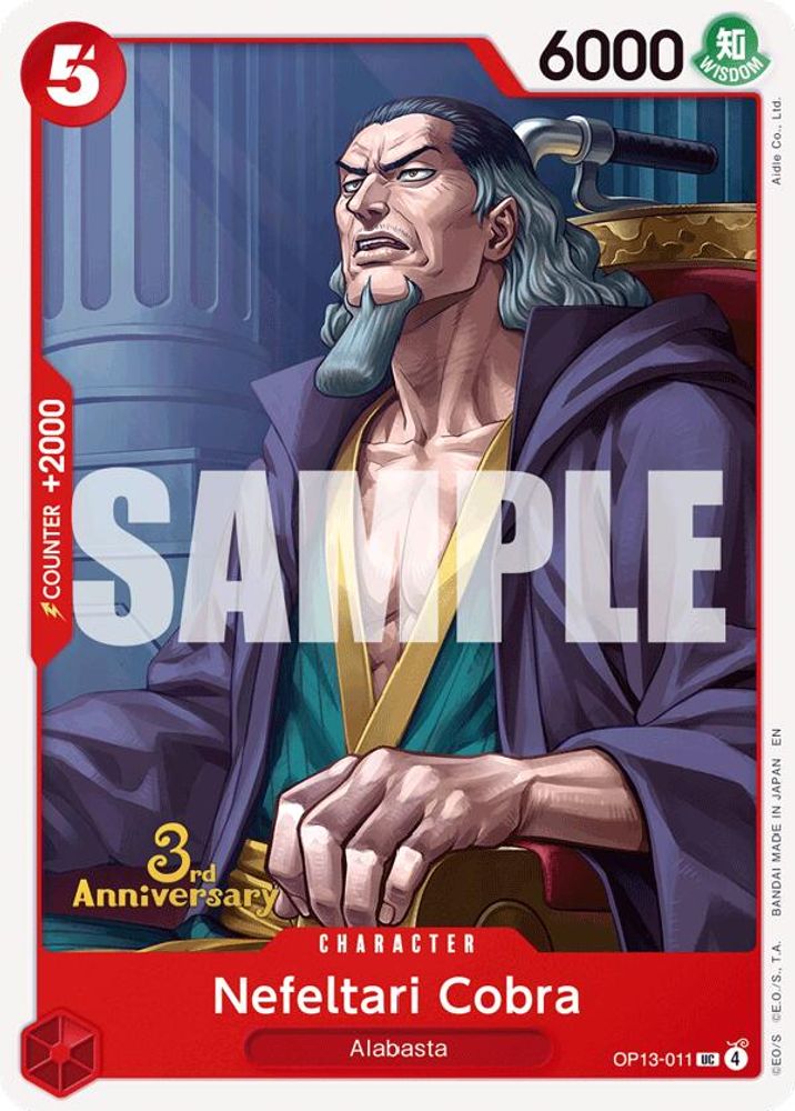 Nefeltari Cobra (OP13-011) 3rd Anniversary Tournament Cards