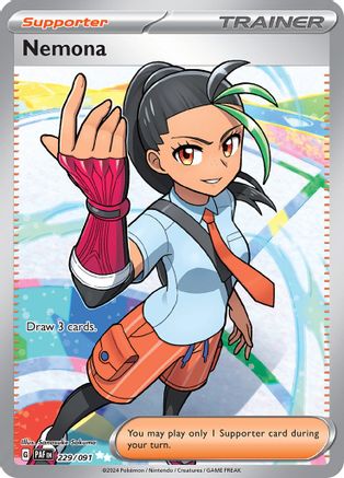 Nemona (Full Art) (229) Holofoil - Paldean Fates